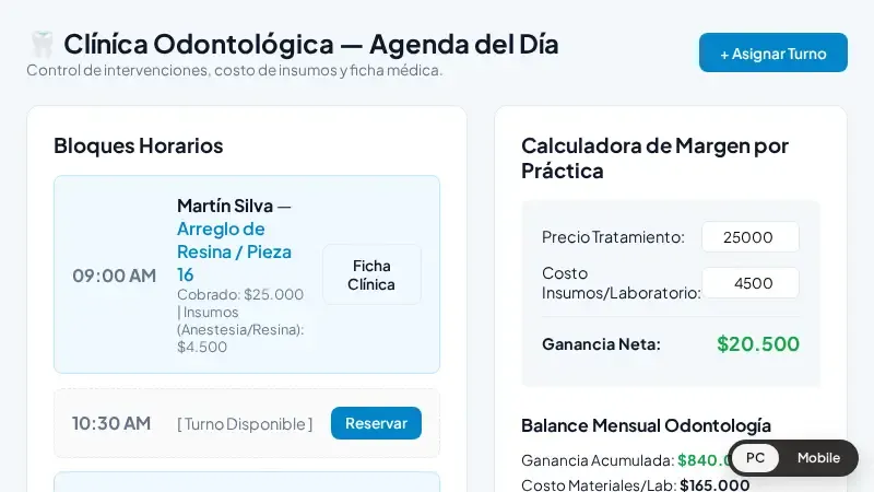Vista previa de odonto